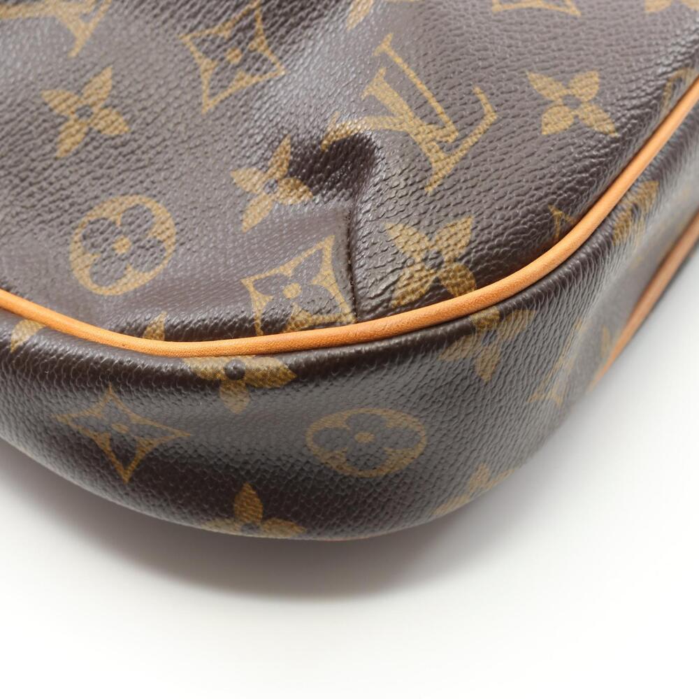 Louis Vuitton Canvas Bag Brown Shoulder Odeon Monogram Leather - Picture 7 of 9